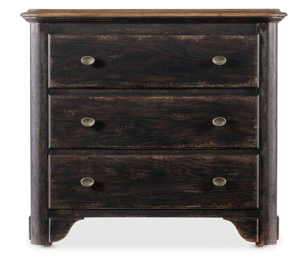 Hooker Furniture - Americana Three-Drawer Nightstand - 7050-90016-89 veiw 2