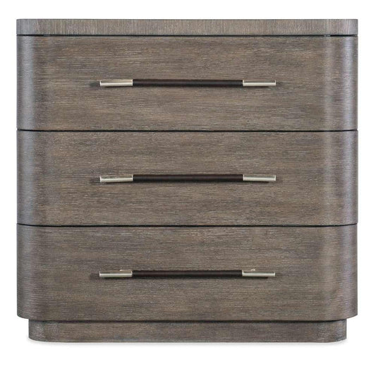Hooker Furniture - Modern Mood Three Drawer Nightstand - 6850-90016-89 veiw 2