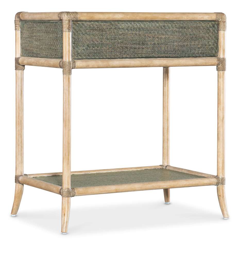 Hooker Furniture - Retreat Pole Rattan Bedside Table - 6950-90117-35 veiw 2