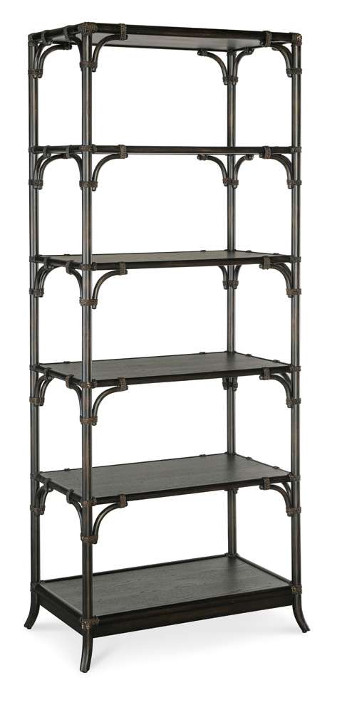 Hooker Furniture - Retreat Pole Rattan Bookcase - 6950-10445-99 veiw 1