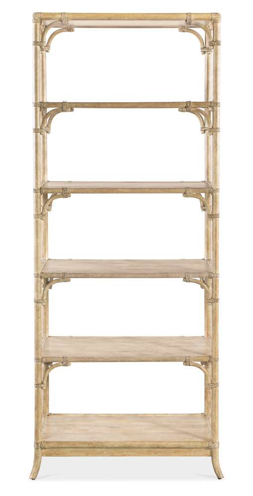 Hooker Furniture - Retreat Pole Rattan Bookcase - 6950-10445-80 veiw 2