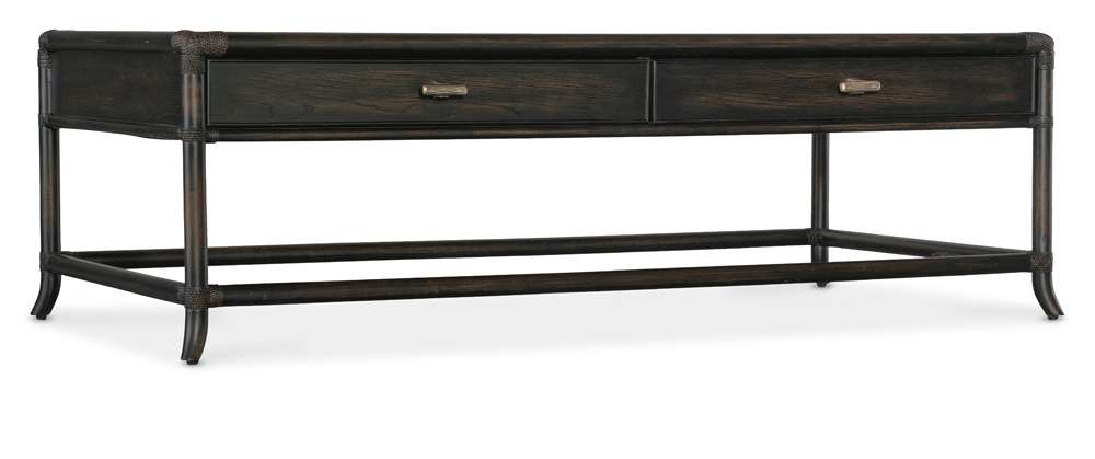 Hooker Furniture - Retreat Pole Rattan Cocktail Table - 6950-80210-99 veiw 1