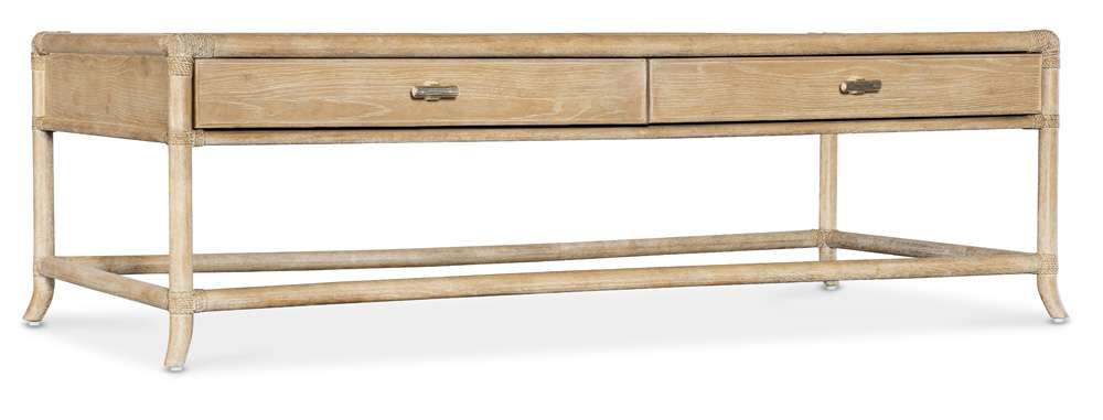 Hooker Furniture - Retreat Pole Rattan Cocktail Table - 6950-80210-80 veiw 1