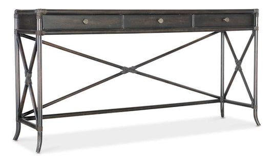 Hooker Furniture - Retreat Pole Rattan Console - 6950-80171-99 veiw 1