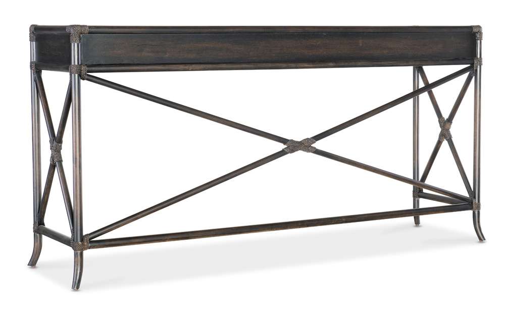 Hooker Furniture - Retreat Pole Rattan Console - 6950-80171-99 veiw 2