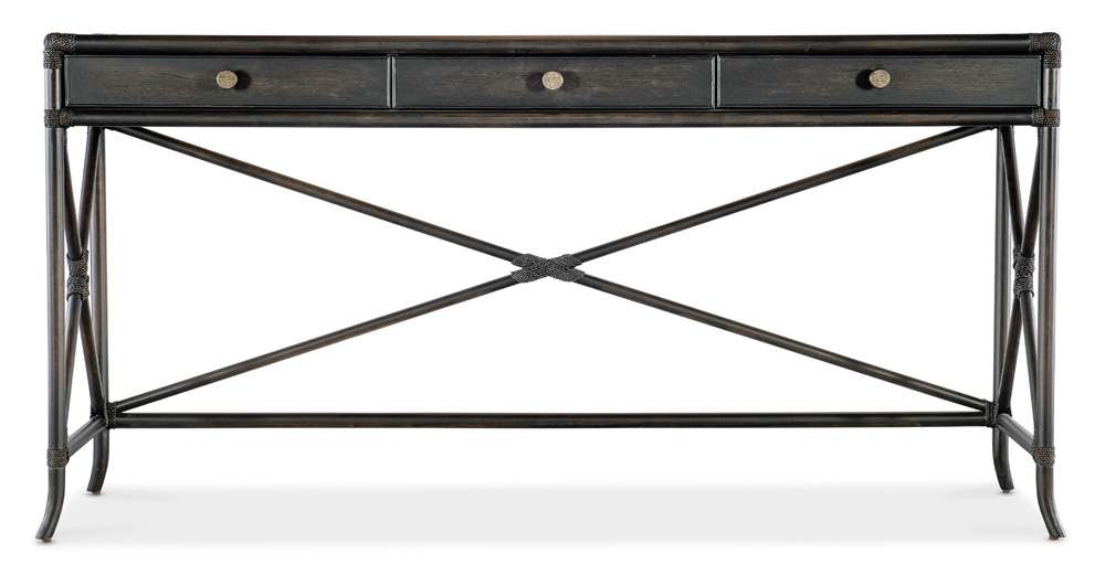 Hooker Furniture - Retreat Pole Rattan Console - 6950-80171-99 veiw 3