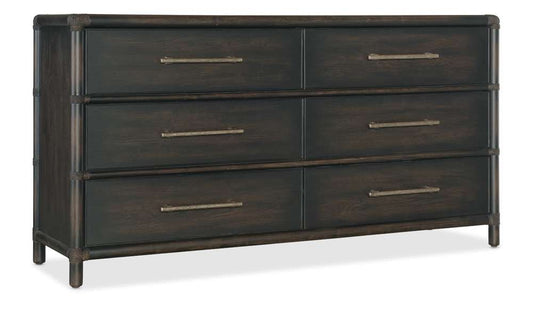 Hooker Furniture - Retreat Pole Rattan Dresser - 6950-90202-99 veiw 1