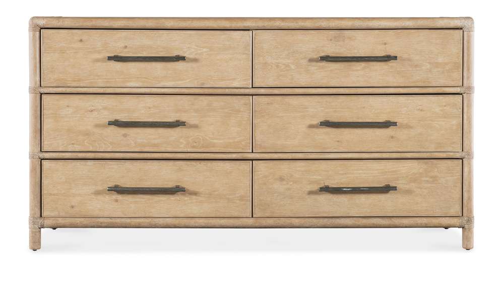 Hooker Furniture - Retreat Pole Rattan Dresser - 6950-90202-80 veiw 2