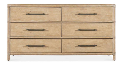 Hooker Furniture - Retreat Pole Rattan Dresser - 6950-90202-80 veiw 2