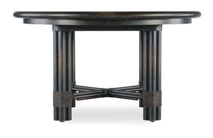 Hooker Furniture - Retreat Pole Rattan Round Dining Table w/1-20in leaf - 6950-75201-99 veiw 2