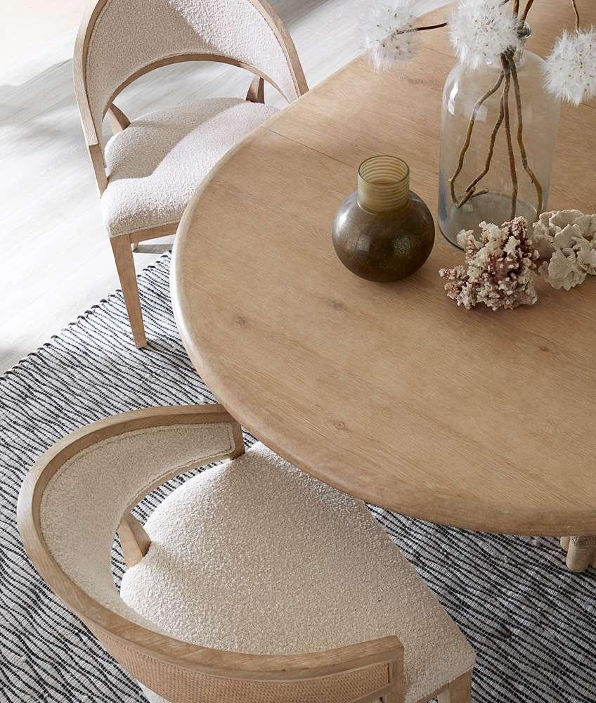 Hooker Furniture - Retreat Pole Rattan Round Dining Table w/1-20in leaf - 6950-75201-80 veiw 4