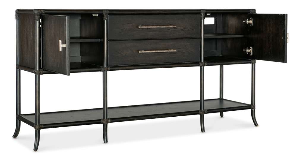 Hooker Furniture - Retreat Pole Rattan Sideboard - 6950-75917-99 veiw 2