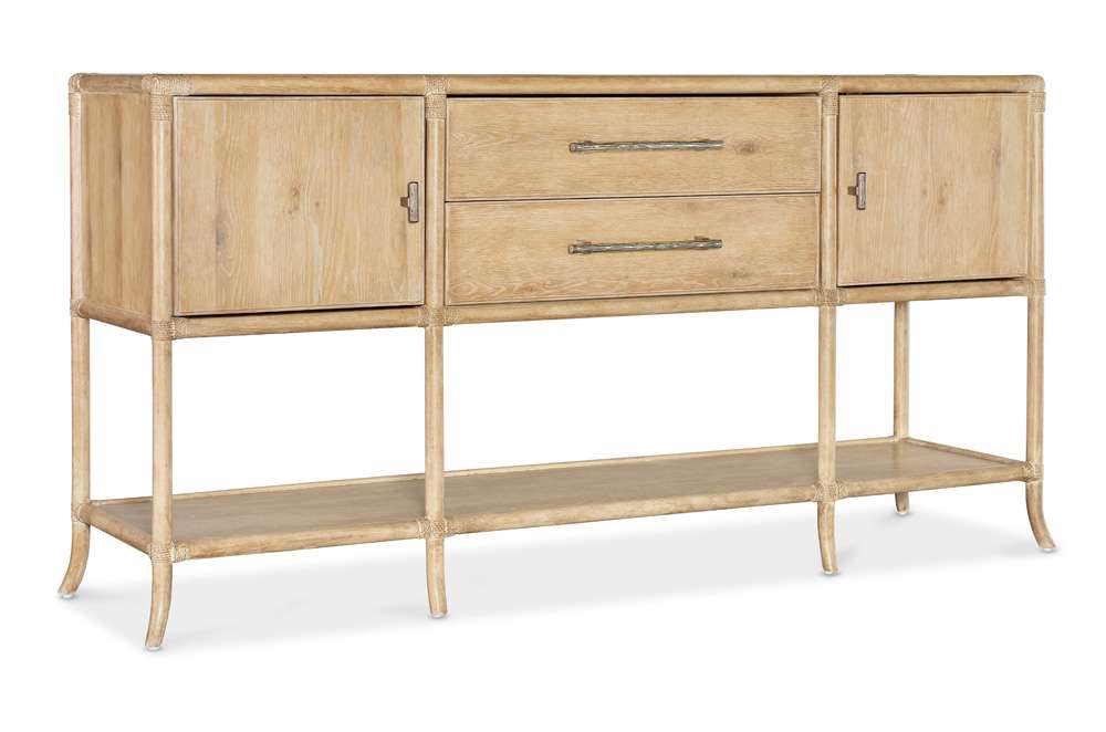 Hooker Furniture - Retreat Pole Rattan Sideboard - 6950-75917-80 veiw 1
