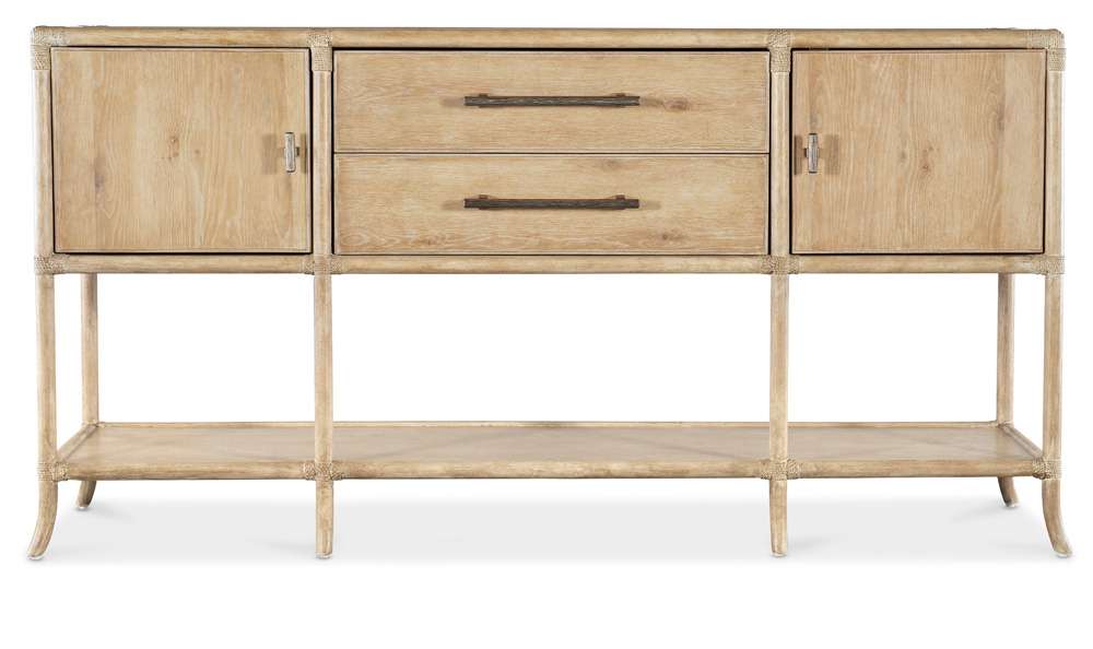 Hooker Furniture - Retreat Pole Rattan Sideboard - 6950-75917-80 veiw 3
