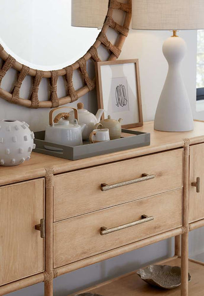 Hooker Furniture - Retreat Pole Rattan Sideboard - 6950-75917-80 veiw 5