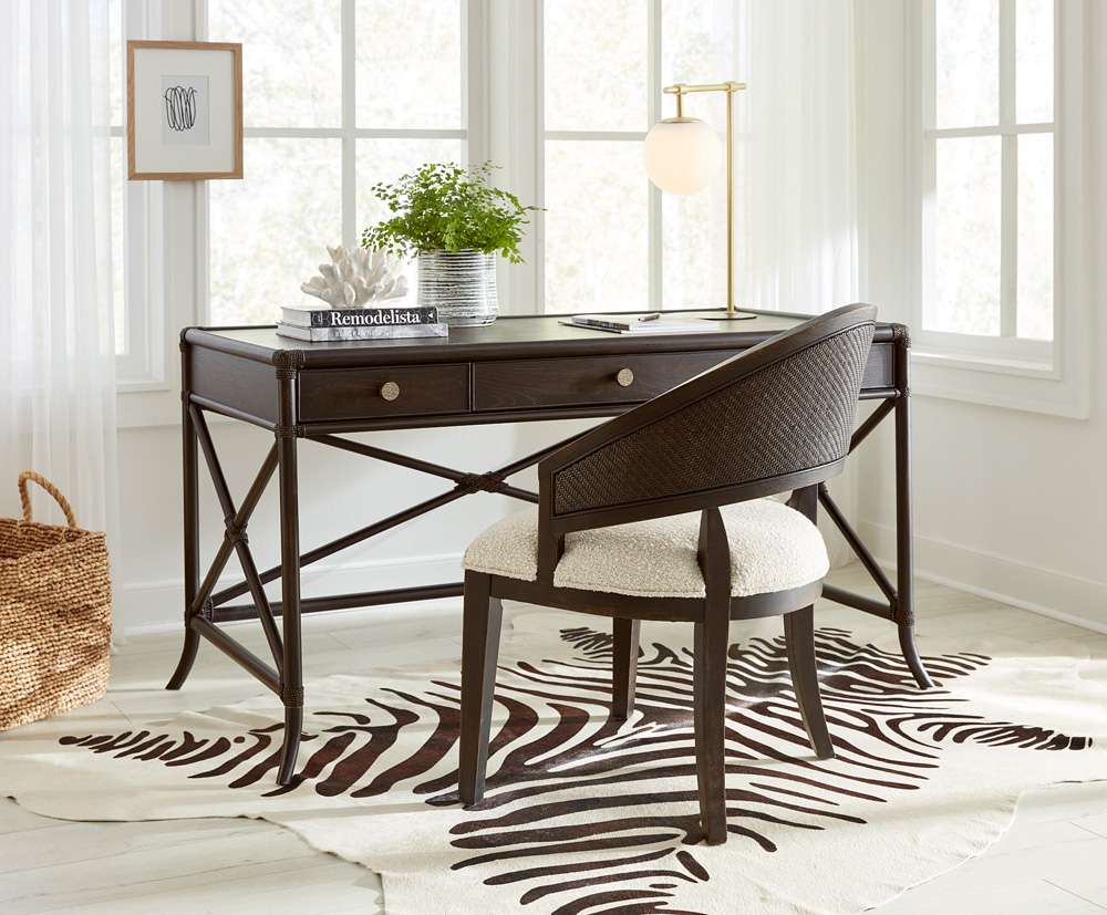 Hooker Furniture - Retreat Pole Rattan Writing Desk - 6950-10458-99 veiw 6