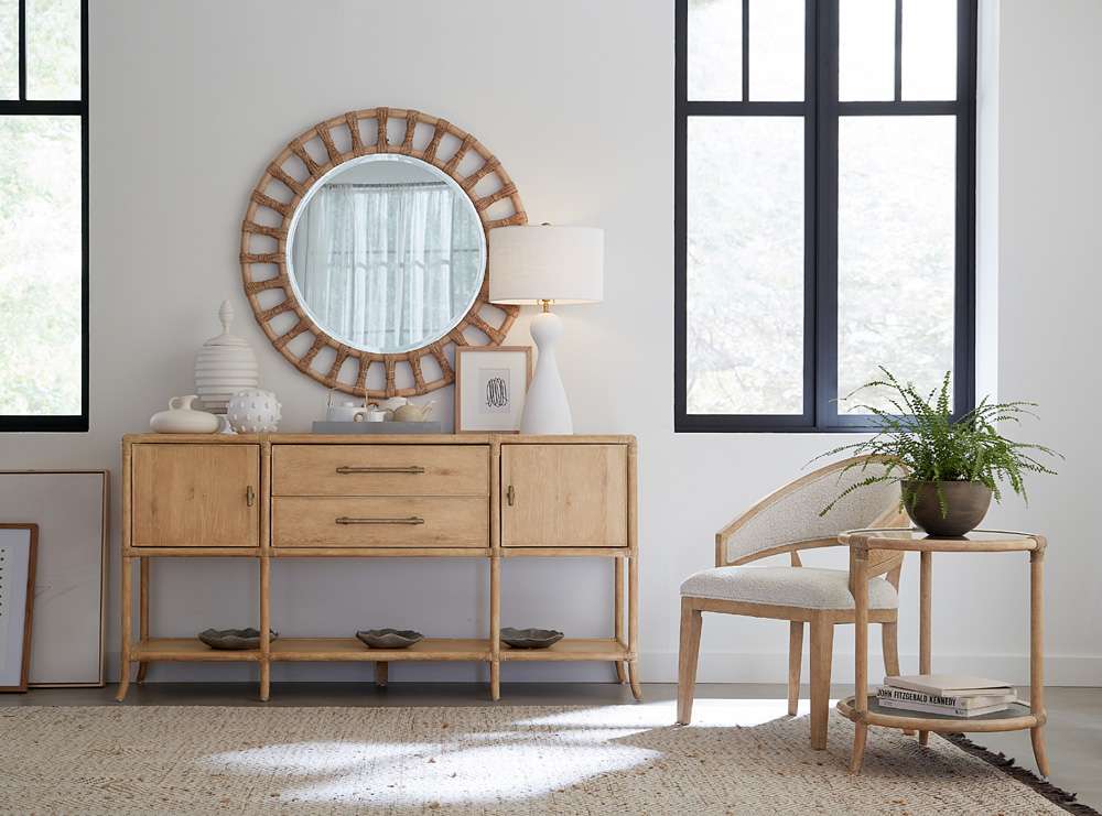 Hooker Furniture - Retreat Raffia End Table - 6950-80116-35 veiw 4