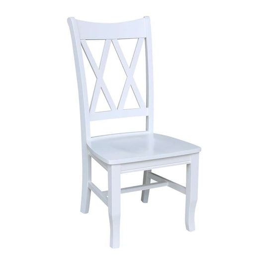 John Thomas Furniture - Hampton - Dbl X Back Chair in Pure White (Set of 2) - CI08-220B veiw 1