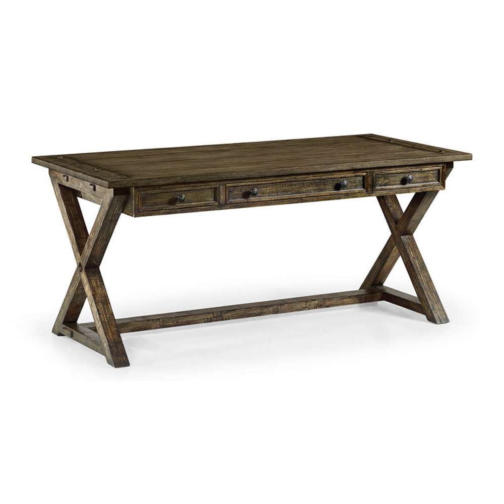 Jonathan Charles Fine Furniture - Casual Accents Dark Driftwood Desk - 491058-DTD veiw 1