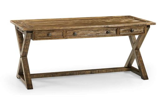 Jonathan Charles Fine Furniture - Casual Accents Medium Driftwood Desk - 491058-DTM veiw 1
