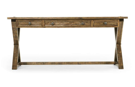 Jonathan Charles Fine Furniture - Casual Accents Medium Driftwood Desk - 491058-DTM veiw 2