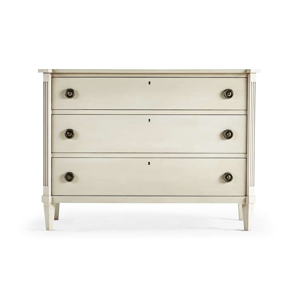 Jonathan Charles Fine Furniture - Timeless Aeon Swedish Drawer Chest in London Mist - 003-3-269-LMS veiw 3