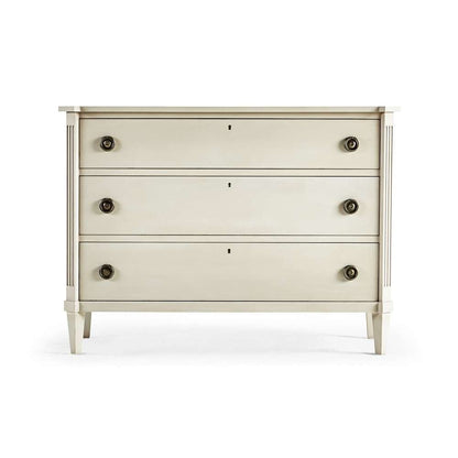 Jonathan Charles Fine Furniture - Timeless Aeon Swedish Drawer Chest in London Mist - 003-3-269-LMS veiw 3