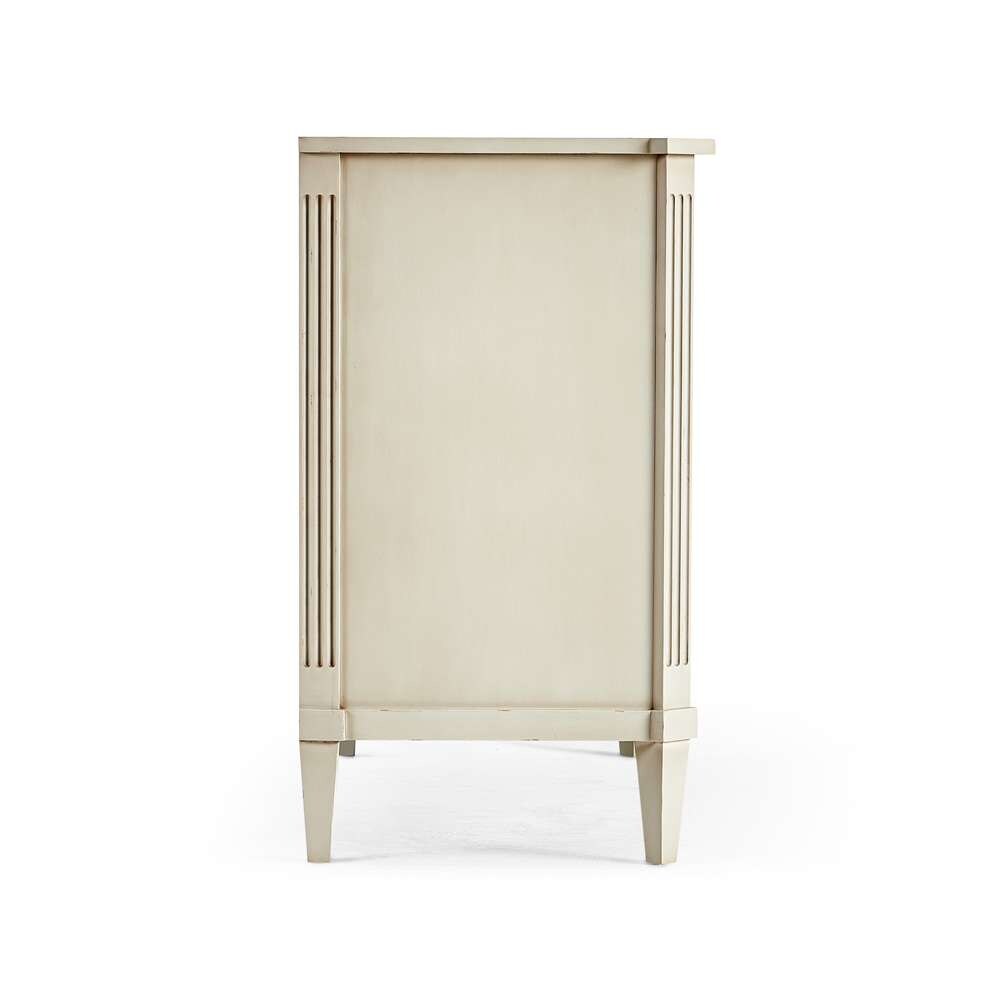 Jonathan Charles Fine Furniture - Timeless Aeon Swedish Drawer Chest in London Mist - 003-3-269-LMS veiw 4
