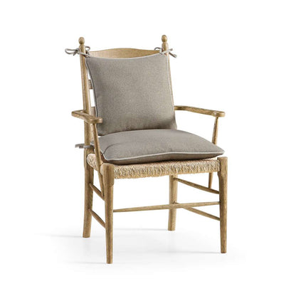 Jonathan Charles Fine Furniture - Timeless Doppler Ladderback Arm Chair in Stripped Brown Chestnut - 003-2-000-WNC veiw 1