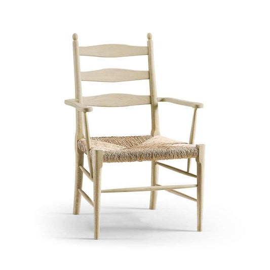 Jonathan Charles Fine Furniture - Timeless Doppler Ladderback Arm Chair in Stripped Oak - 003-2-000-STO veiw 2
