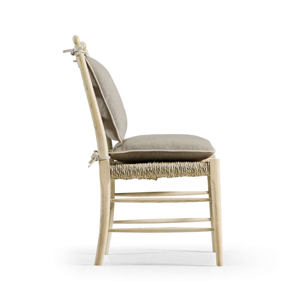Jonathan Charles Fine Furniture - Timeless Doppler Ladderback Side Chair in Stripped Oak - 003-2-100-STO veiw 3
