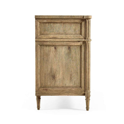 Jonathan Charles Fine Furniture - Timeless Kalpa Louis XVI Drawer Chest in Stripped Brown Chestnut - 003-3-262-WNC veiw 4
