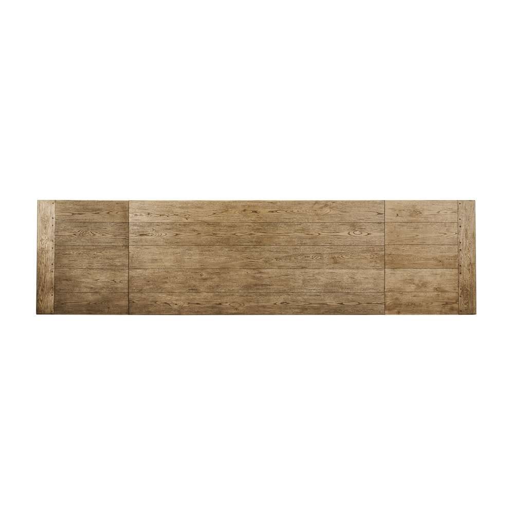 Jonathan Charles Fine Furniture - Timeless Sidereal French Laundry Table 96in in Chestnut - 003-2-A61-WNC veiw 6
