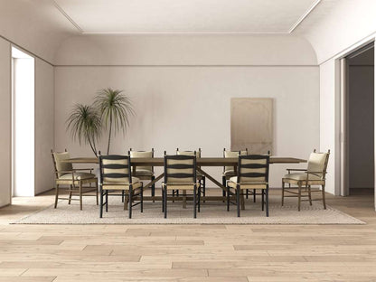Jonathan Charles Fine Furniture - Timeless Sidereal French Laundry Table 96in in Chestnut - 003-2-A61-WNC veiw 7