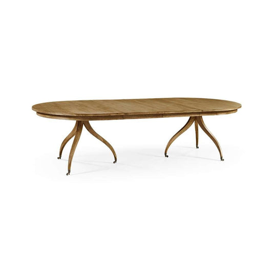 Jonathan Charles Fine Furniture - Timeless Solar Spider Leg Dining Table in Sun Bleached Cherry - 003-2-H61-SBC veiw 1