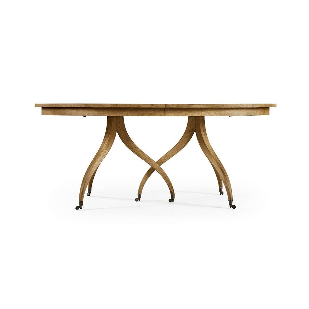 Jonathan Charles Fine Furniture - Timeless Solar Spider Leg Dining Table in Sun Bleached Cherry - 003-2-H61-SBC veiw 4