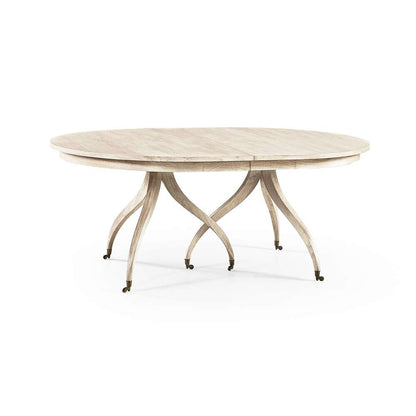 Jonathan Charles Fine Furniture - Timeless Solar Spider Leg Dining Table in Bleached Walnut - 003-2-H61-BLW veiw 3