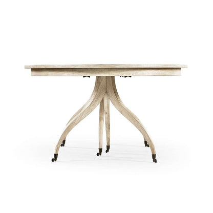 Jonathan Charles Fine Furniture - Timeless Solar Spider Leg Dining Table in Bleached Walnut - 003-2-H61-BLW veiw 6