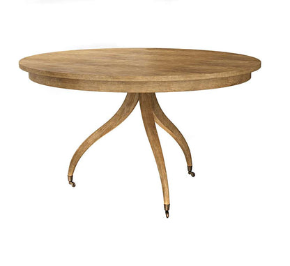 Jonathan Charles Fine Furniture - Timeless Solar Spider Leg Pedestal Dining Table in Sun Bleached Cherry - 003-2-D00-SBC veiw 3