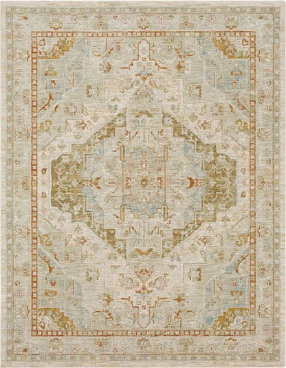 Karastan - Adalia Kumra Cream 6 7in x 9 6in Area Rug - RG848-741-079114-IP veiw 1