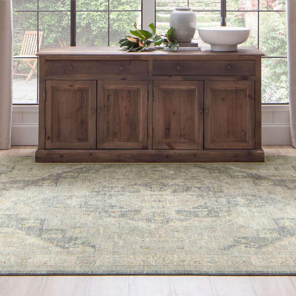 Karastan - Adalia Kumra Dark Grey 7 10in x 10 3in Area Rug - RG848-078-094123-IP veiw 4