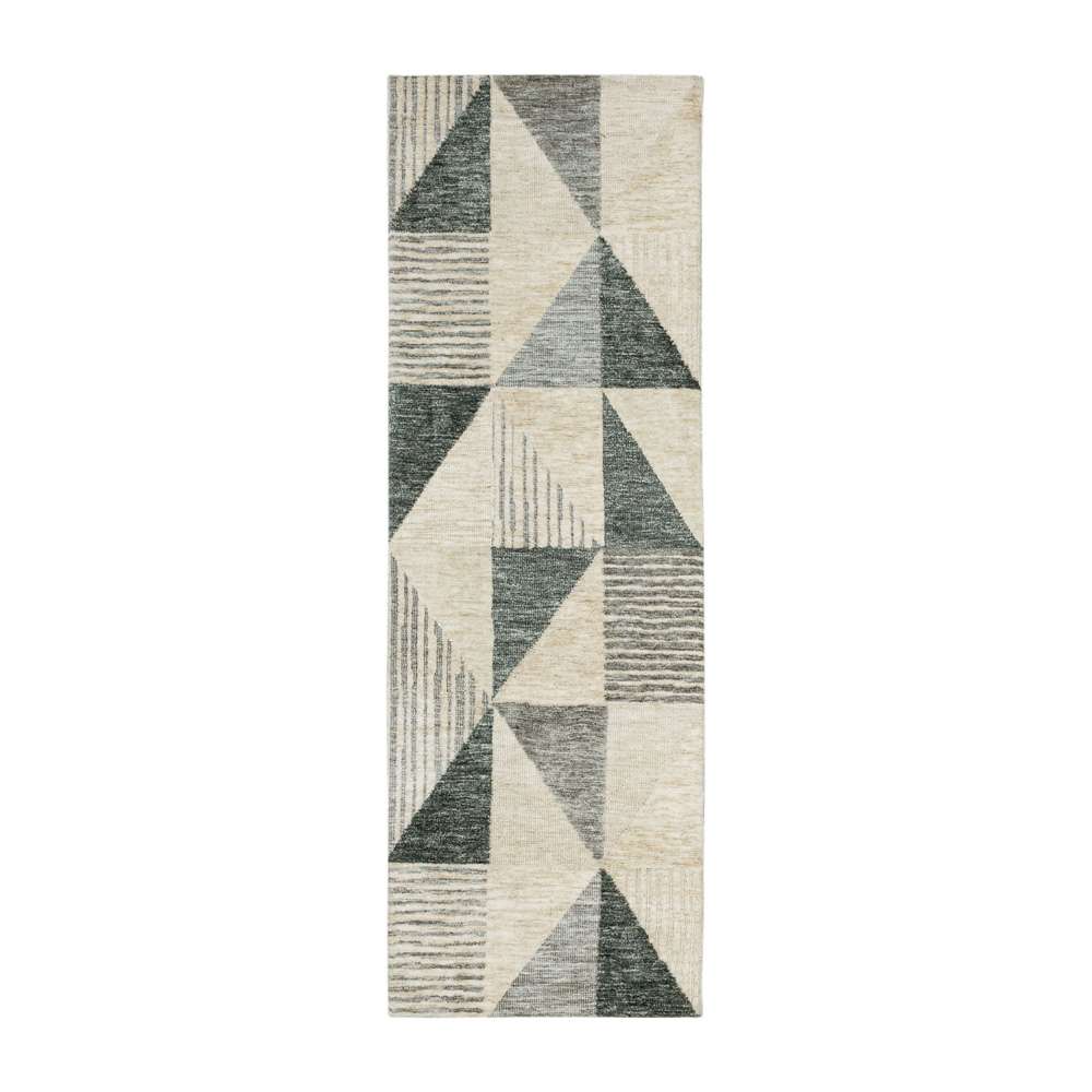 Karastan - Bowen By Drew & Jonathan Home Oblique Tan 2 4in x 7 10in Area Rug - R1147-484-028094-DJ veiw 1