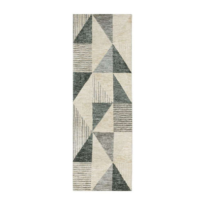 Karastan - Bowen By Drew & Jonathan Home Oblique Tan 2 4in x 7 10in Area Rug - R1147-484-028094-DJ veiw 1