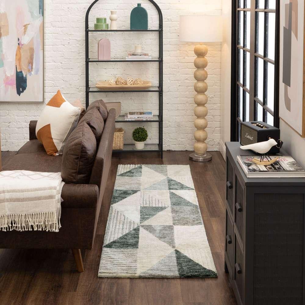Karastan - Bowen By Drew & Jonathan Home Oblique Tan 2 4in x 7 10in Area Rug - R1147-484-028094-DJ veiw 5