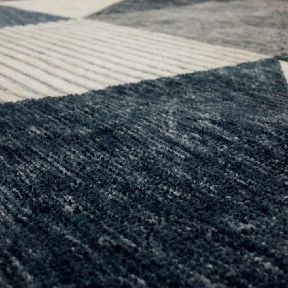 Karastan - Bowen By Drew & Jonathan Home Oblique Blue 5 3in x 7 10in Area Rug - R1147-202-063094-DJ veiw 5