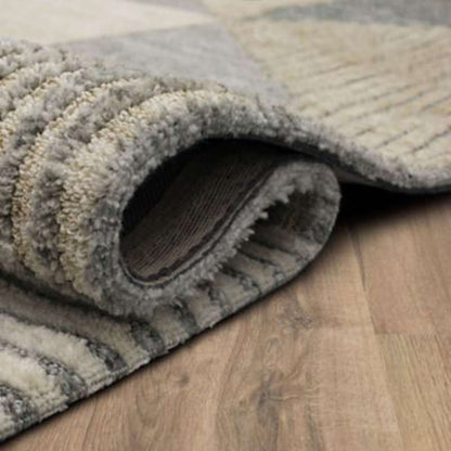 Karastan - Bowen By Drew & Jonathan Home Oblique Tan 9 6in x 12 11in Area Rug - R1147-484-114155-DJ veiw 3