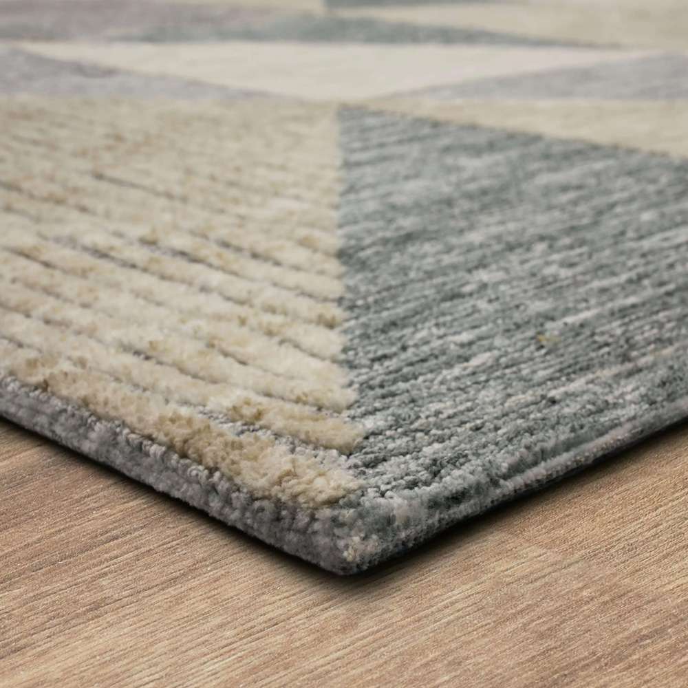 Karastan - Bowen By Drew & Jonathan Home Oblique Tan 9 6in x 12 11in Area Rug - R1147-484-114155-DJ veiw 4