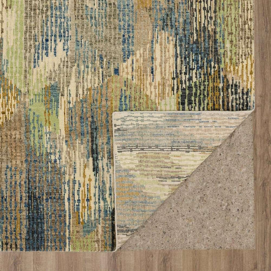 Karastan - Depiction by Stacy Garcia Bancroft Neutral 8 x 10 Area Rug - RG144-412-096120-IS veiw 2