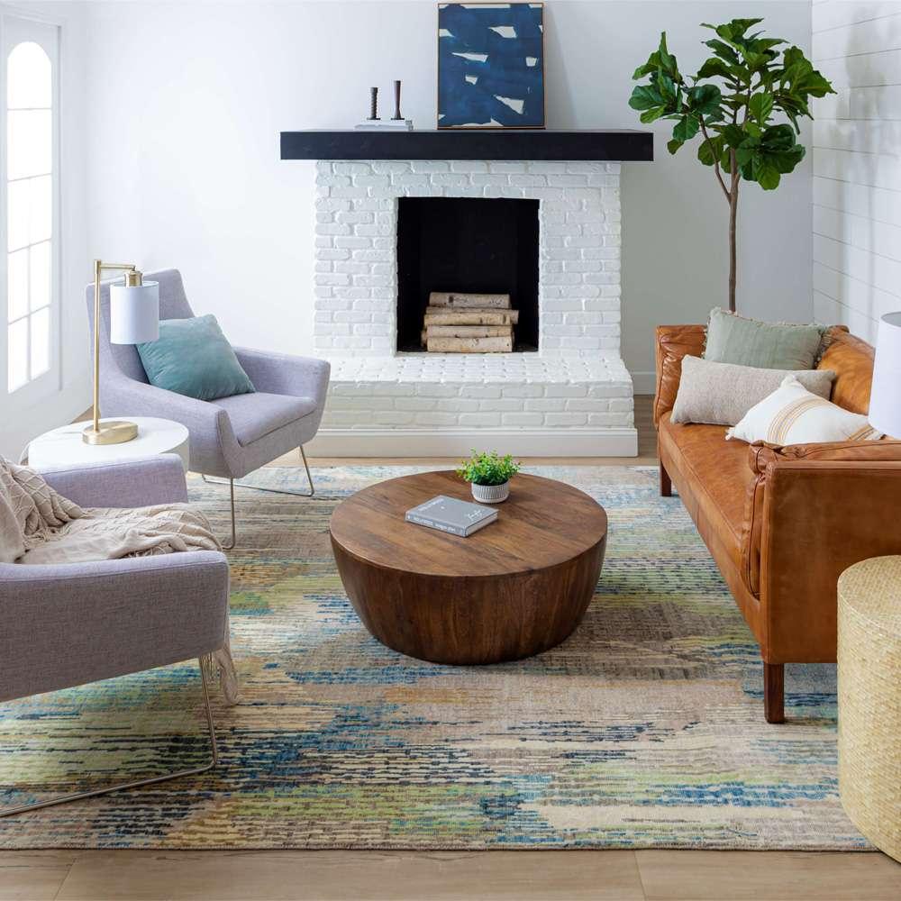 Karastan - Depiction by Stacy Garcia Bancroft Neutral 8 x 10 Area Rug - RG144-412-096120-IS veiw 5