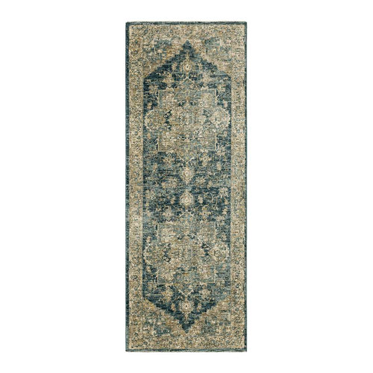 Karastan - Marash Ezine Blue 2 7in x 7 3in Area Rug - RG845-048-031087-IP veiw 1
